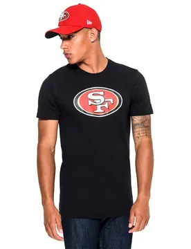T-shirt à Manches Courtes Nfl Regular Saf49e Black XS