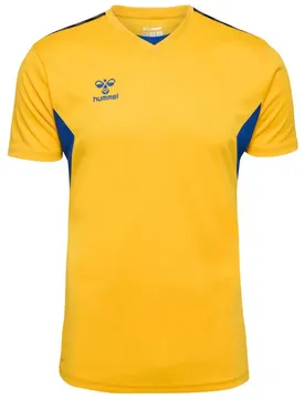 T-shirt à Manches Courtes Authentic Pl Sports Yellow / True Blue M