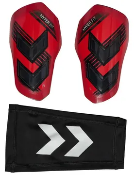 Tège-tibias Hyper Fit Poppy Red / Transparent L unisex