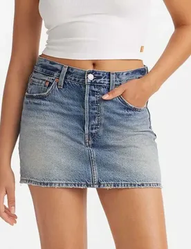 Gonna Di Jeans Icon Med Indigo / Worn In 27
