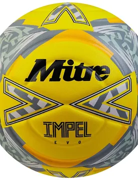 Ballon De Football Impel Evo Fluo Yellow / Black / Circular Grey 5 unisex