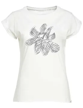 T-shirt à Manches Courtes Floral White S