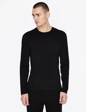 Exchange Maglietta A Maniche Lunghe 8nzm77_zja5z Black XL