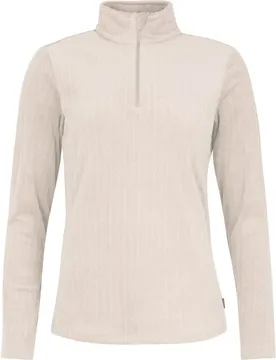 T-shirt à Manches Longues Avec Demi-zip Gail Off White XL