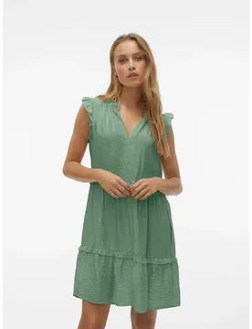Robe Courte Sans Manches Josie Hedge Green L