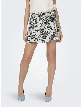 Short Kiera Black / Aop Paisley Flower S