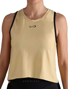 Maglietta Senza Maniche Court Gold XS