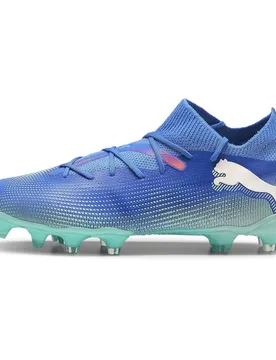 Chaussures De Football Future 7 Match Fg/ag Bluemazing / White / Electric Peppermint EU 37