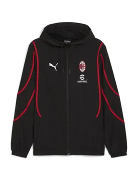 Veste Avant-match Ac Milan 24/25 Black / For All Time Red 2XL Homme