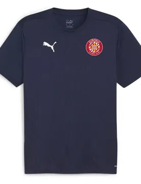 T-shirt à Manches Courtes Entraînement Girona Fc Team Final 24/25 Navy / Silver S Homme
