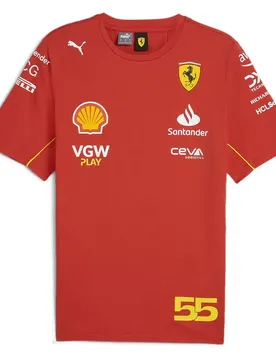 T-shirt à Manches Courtes Sf Sainz Burnt Red XL