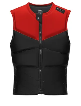 Gilet De Protection Block Impact Fzip Red 2XL unisex