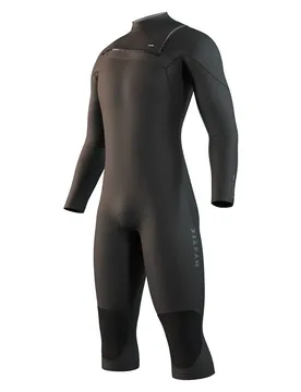 Shorty à Manches Longues Avec Fermeture éclair Devant Motion 4/3 Mm Black L