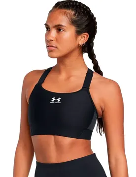 Haut De Sport à Maintien élevé Heatgear Black / White S