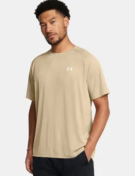 T-shirt à Manches Courtes Tech Textured City Khaki / White XS