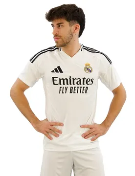 T-shirt à Manches Courtes Domicile Real Madrid 24/25 White M