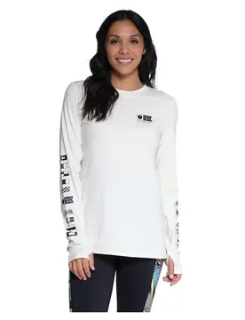Rash Guard Manches Longues Thrill Seekers Crew Sunshirt Bone S