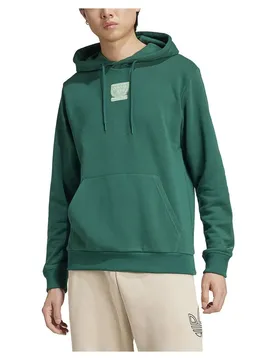 Sweat à Capuche Graphic Collegiate Green M