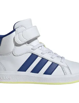 Sneaker Grand Court Mid Ftwr White / Team Royal Blue / Ice Yellow EU 28 1/2