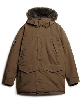 Veste Everest Faux Fur Kangaroo Brown XL