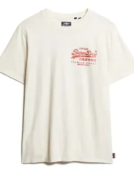 T-shirt à Manches Courtes Tokyo Vl Graphic Off White S