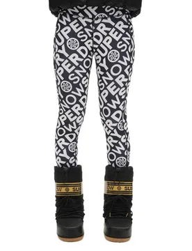 Leggings Ws110174a Monogram Black 2XS