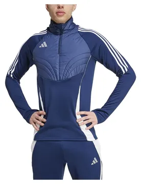 Sweat à Demi-zip Tiro 24 Winterized Team Navy Blue 2 / White S