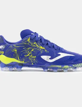 Chaussures De Football Supercopa Ag Royal / Neon Yellow EU 44 1/2