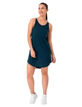 Robe Courte Sans Manches Relax Blue L