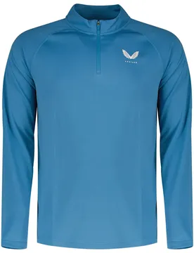 T-shirt à Manches Longues Avec Demi-zip Adapt Blue XL