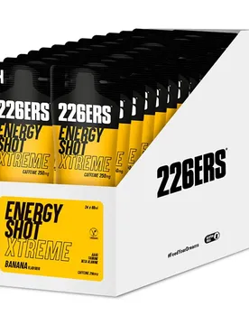 Scatola Di Bevanda Energetica Monodose Shot Extreme 250mg Caff Banana 60ml 2 Unità