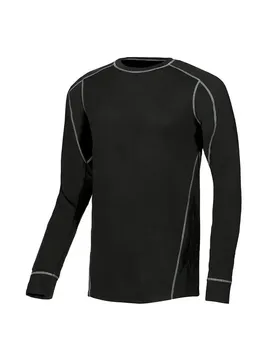 T-shirt à Manches Longues Alpin Black Carbon 2XL