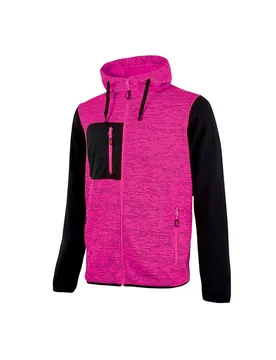 Sweat-shirt à Zip Rainbow Lady Black / Fucsia XS