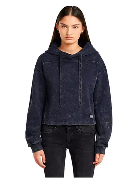 Sweat à Capuche Overdyed Loose Osaka Blue Gd 2XS