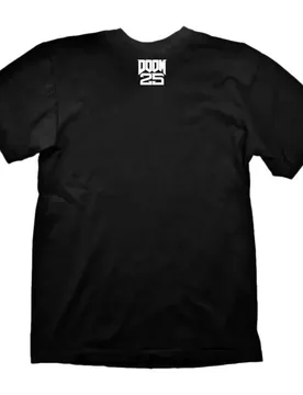 T-shirt à Manches Courtes 25e Anniversaire Doom Black M unisex
