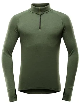 T-shirt à Manches Longues Avec Demi-zip Expedition Merino 235 Forest S