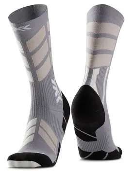 Chaussettes Crew X-country Perform Merino Seal Grey / Light Sand EU 39-41 Homme
