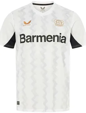 T-shirt à Manches Courtes Loin Bayer Leverkusen 24/25 Replica Brilliant White / Caviar XL