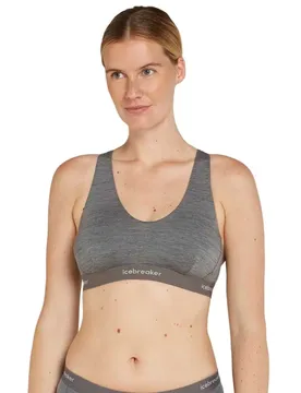 Soutien-gorge De Sport Merino 125 Cool-lite Sprite Racerback Gritstone Heather 013 S
