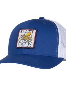 Casquette De Camionneur Ink Slinger Retro Royal Blue / White One Size Homme