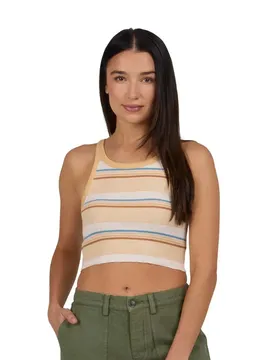 T-shirt Sans Manches Layover Dusty Gold XS