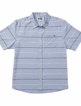 Chemise à Manches Courtes Skipper Tech Woven Blue Fog M