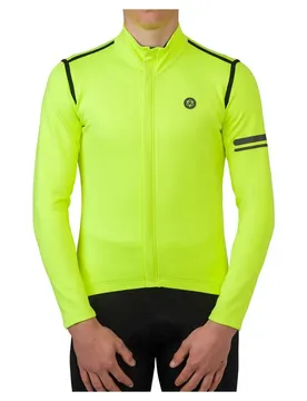 Maglia A Maniche Lunghe Performance Rain Fluo Yellow