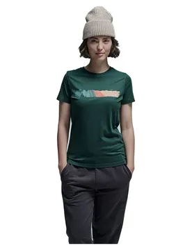 T-shirt à Manches Courtes Bent Chetler Pine Grove L Femme
