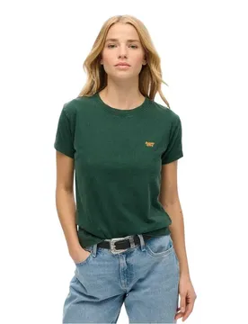 T-shirt à Manches Courtes Essential Logo Enamel Green XS