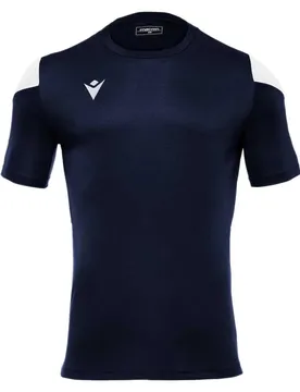 T-shirt à Manches Courtes Polis Navy / White XL Homme