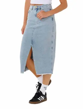 Gonna Di Jeans The Search Midi Vintage Blue XS