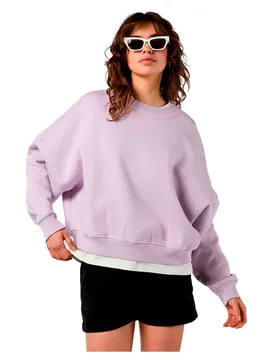 Sweat-shirt Dropped Shoulder Lilac XL