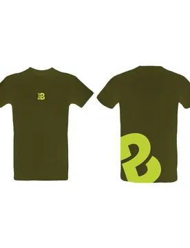 T-shirt à Manches Courtes Khaki S ,Femme