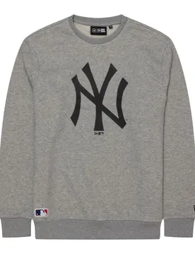 Sweat-shirt Mlb Regular New York Yankees Grey Med XL Homme
